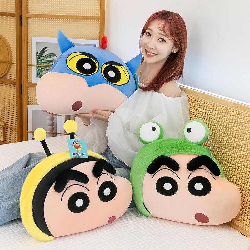 Superhero Crayon Shinchan Plush Doll Cushion With Pp Cotton For Living Room Decor