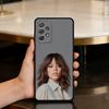 J-Jenna O-Ortega-GA Soft Silicone Black Cover Phone Case For Samsung Galaxy A73,A72,A71,A70,A53,A52,A51