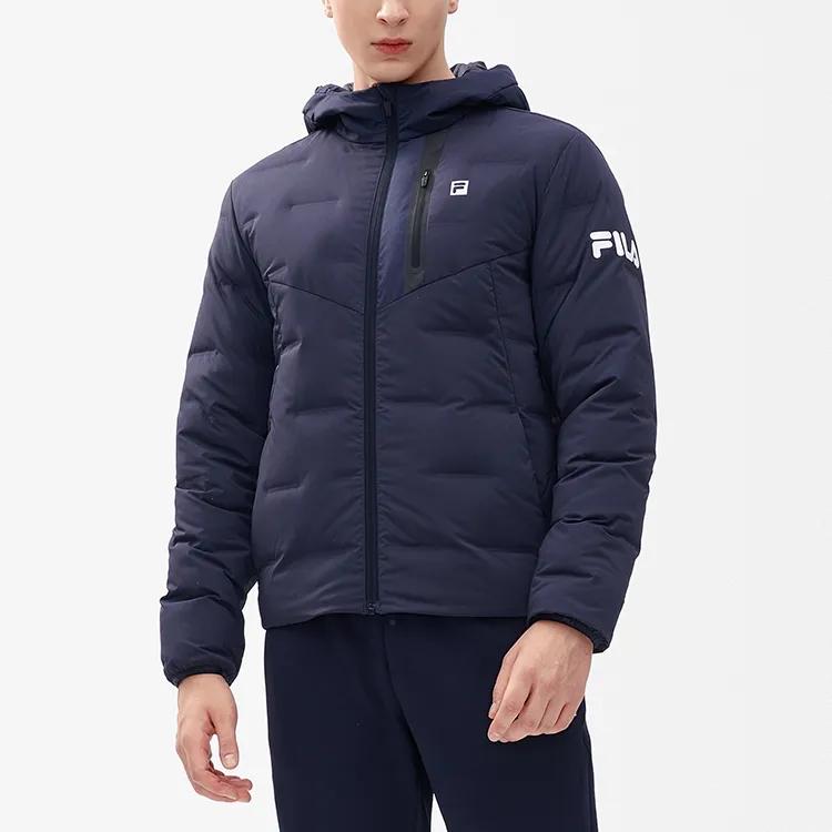 FILA Fitness Down Jacket Men's Royal Blue (Unisex) Down Jackets A11M241921FNV