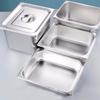 Прямоугольный пищевой контейнер Homeglen из нержавеющей стали с крышкой