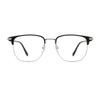 Oart Nash BLACK SILVER Square Gold-Rimmed Glasses