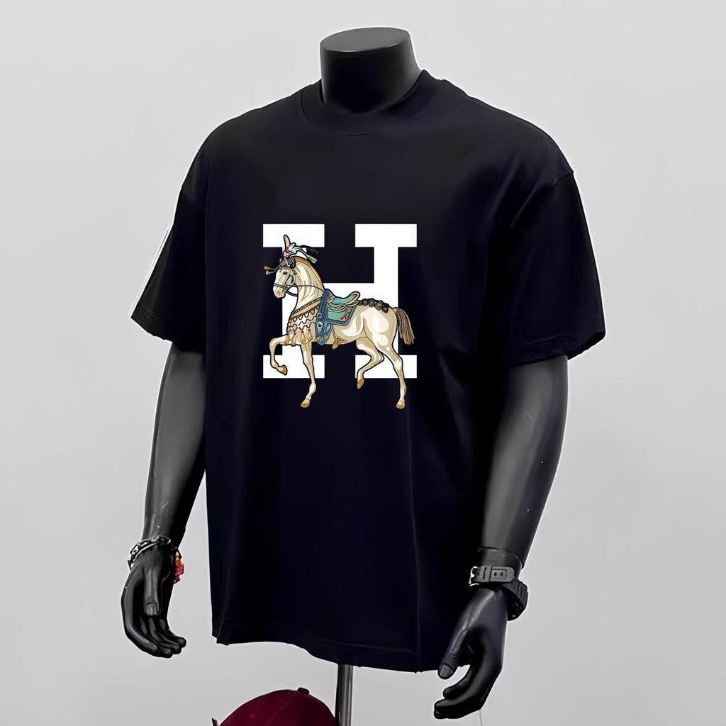 2026 Trend Brand Printed Tshirt Highend And Luxurious Fashion Cotton Tshirts For Men And Women Trendy Fashion Tops