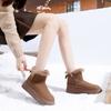 TUINANLE Women's Winter Snow Boots Simple Thick Sole Down Cotton Shoes Thickened Warm Boots
