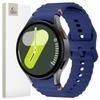 Tech-Protect Silicone Sport Samsung Galaxy Watch 4 / 5 / 5 Pro / 6 / 7 / Fe Navy Blue