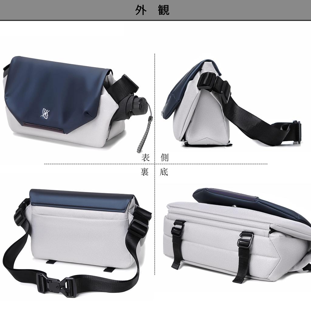 FSDWG Shoulder Bag Crossbody Messenger Bag Shoulder Bag Waterproof 2way Commuting to School Travel Outdoors Men's