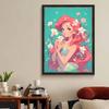 DIY Diamond Painting Mermaid Princess Cross Stitch Kit Mosaic Art Diamond Painting Full Circle Diamond Home Decoration