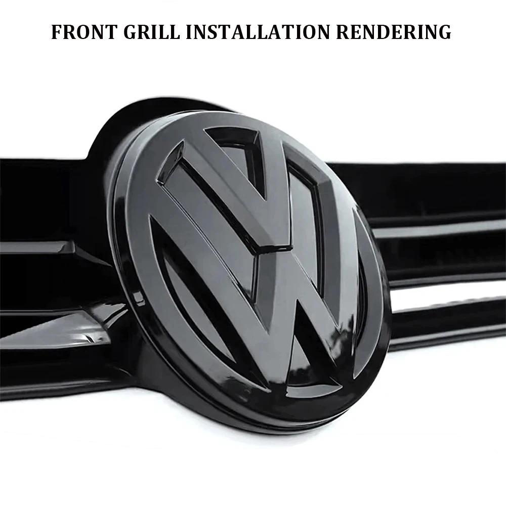 2pcs ABS Car Front Grill Emblem Rear Trunk Badge Logo for Volkswagen VW Golf 5 6 7 7.5 8 MK5 MK6 MK7 MK8 Polo Scirocco Sticker zh1