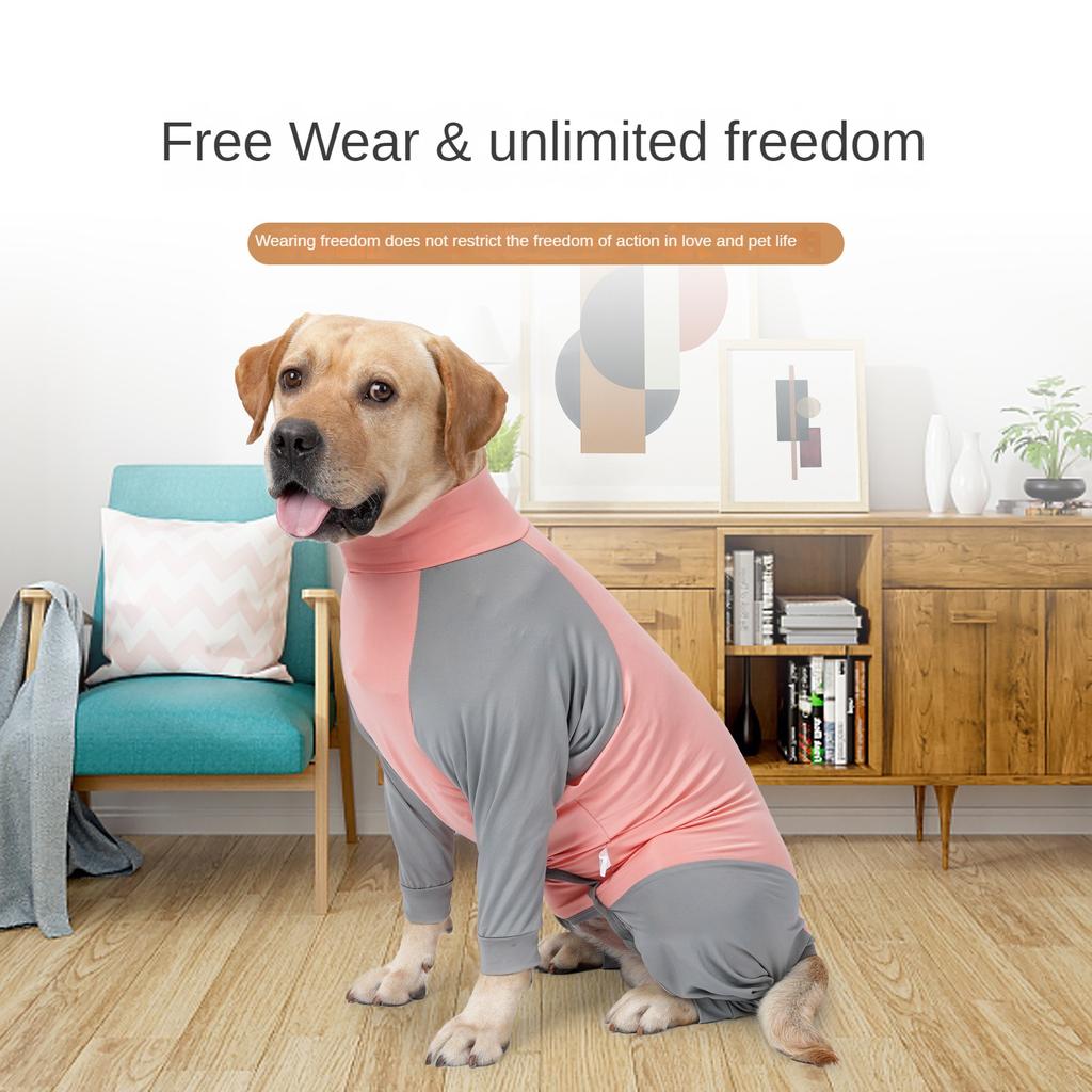 Waterproof Big Dog Jumpsuit Male Female Dog Clothes Soft Pet Dog Shirt Boy Girl Pet Clothing For Small Medium Large Dogs