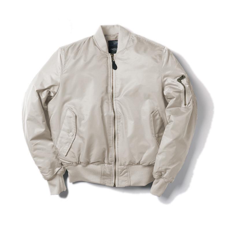 Куртка пилот военного образца Normanlong MA1: Мужская классическая утолщенная осенне-зимняя бейсбольная куртка ВВС