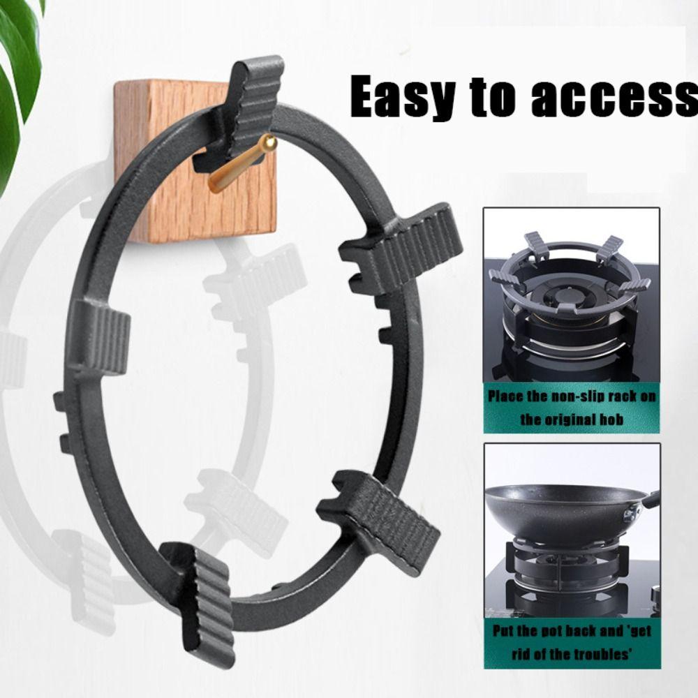 Non Slip Gas Stove Bracket Uniform Heat Conduction Stove Trivets Wok Pan Support  Gas Cooker
