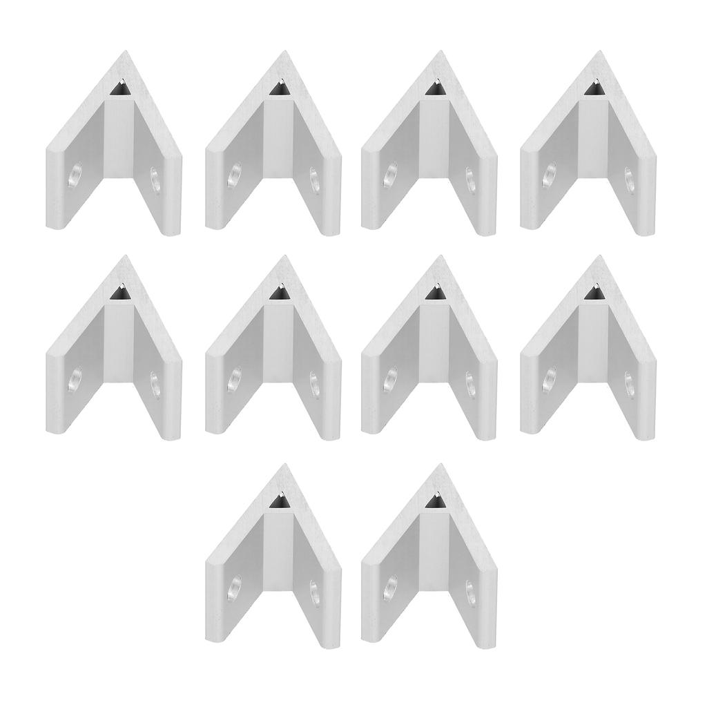 10Pcs Aluminium Angle Corner Industrial Profile Connector Accessories 2030404550604040?45 Degrees