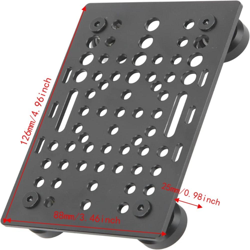 20mm to 80mm Width V Gantry Plate 4 Plastic Pulleys 3D Printer Guide Rail For 3D Printer