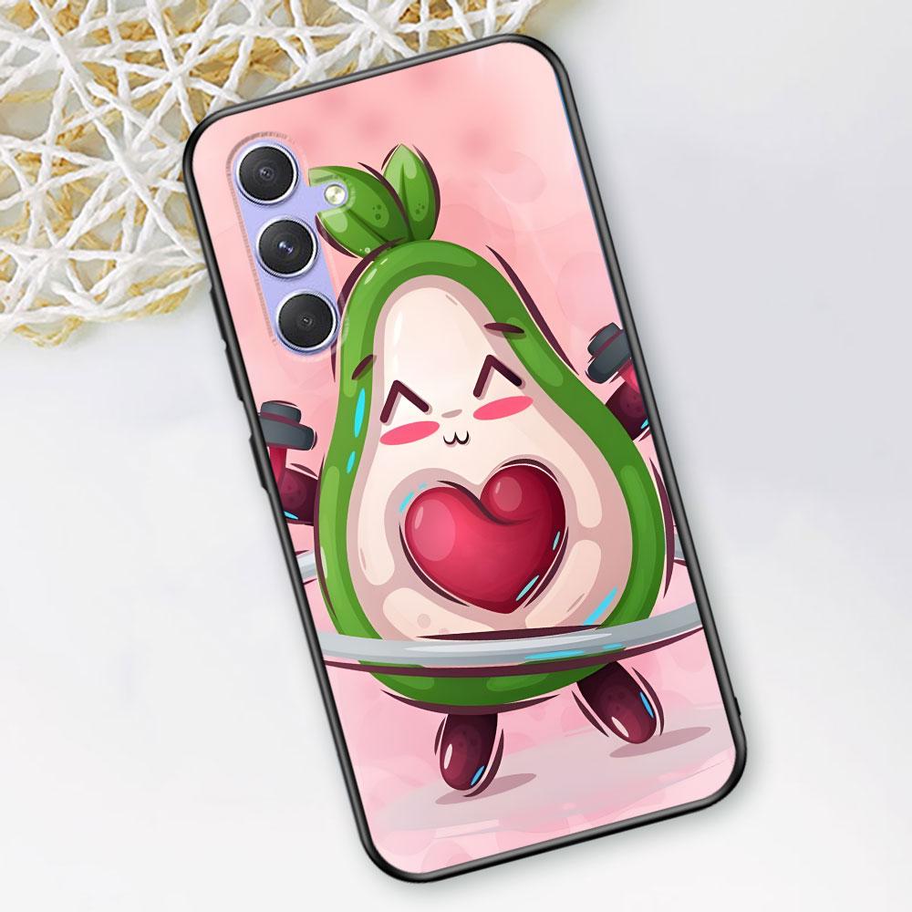 Avocado Case for Samsung Galaxy A51 A53 A54 A31 A52 A12 A13 A21s A22 A32 A11 A22 A33 A41 A52s A73 A14 A24 TPU Phone Cover