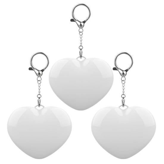 Сенсорный свет Перезаряжаемый Мини-фонарик Кошелек Брелок с сенсорным и автоматическим датчиком света Компактный кошельковый фонарик в форме сердца для женщин