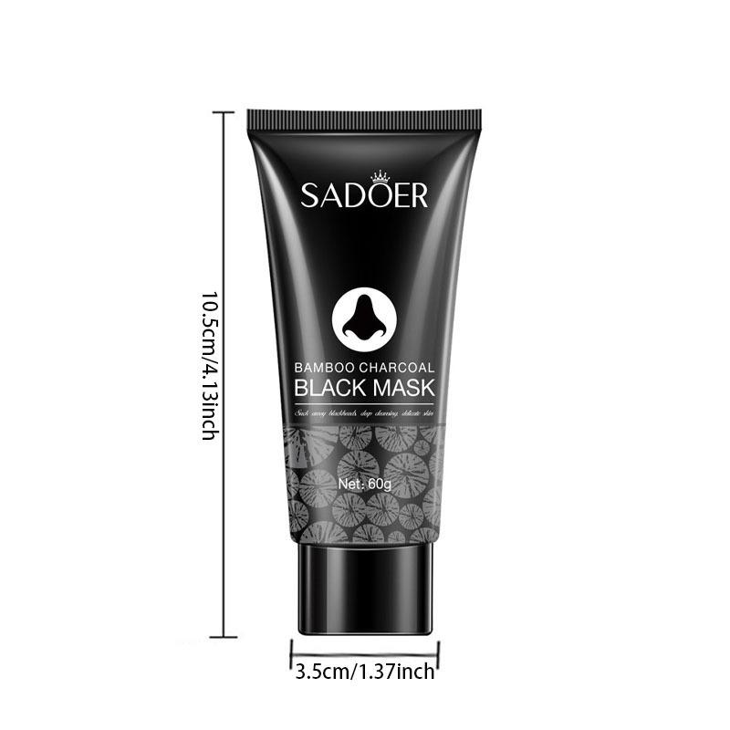 Маска для глубокого очищения носа с бамбуковым углем — удаляет черные точки, сужает поры, уменьшает акне, подходит для всех типов кожи