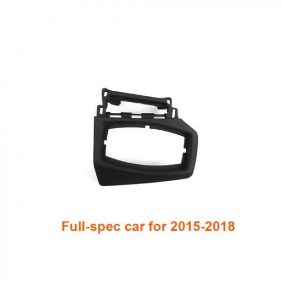 1x Matte Black Car Headlight Button Frame Replace Part For Ford Focus 15 16 17