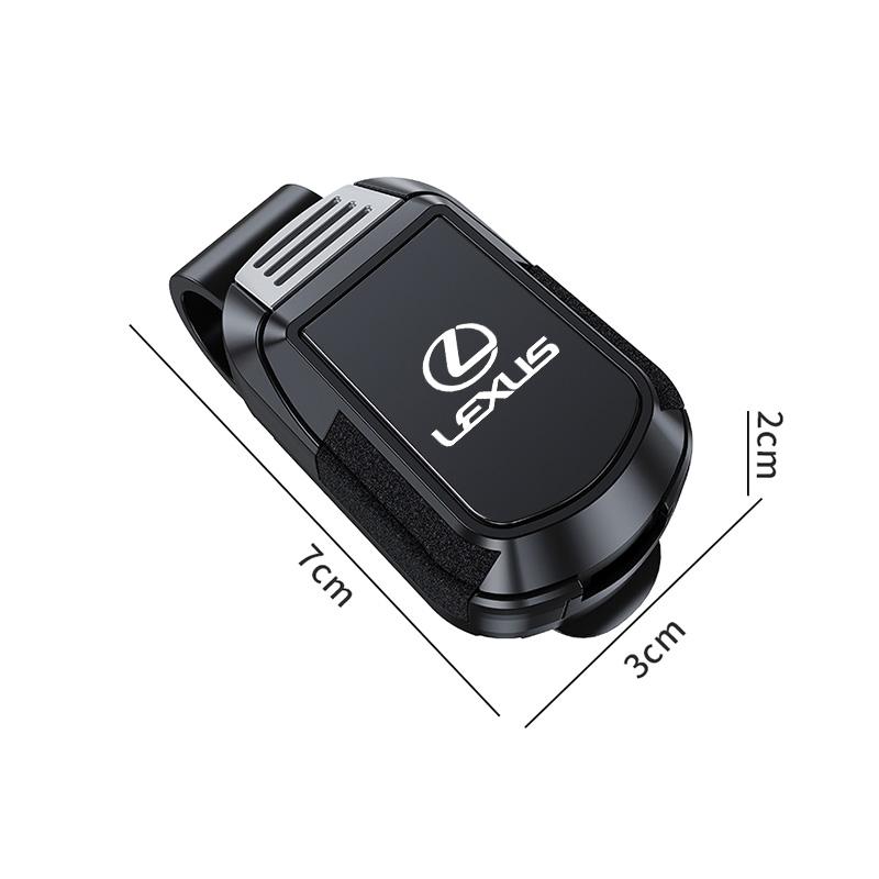 Emblems New Car Glasses Clip Sun Visor Card Holder Ticket Clamp For Lexus F-SPORT ES RX NX LS UX LM LX GX LC RZ IS CT GS RC HS S