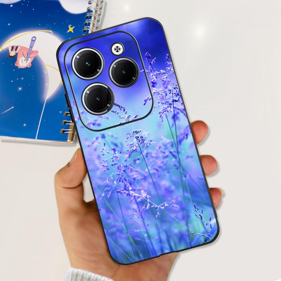 Чехол для Infinix Hot 40 Pro X6837 Милый Модный Чехол Мягкий Силиконовый Чехол для Телефона Для Infinix Hot 40i Hot40 Pro Hot40i Чехлы Бампер