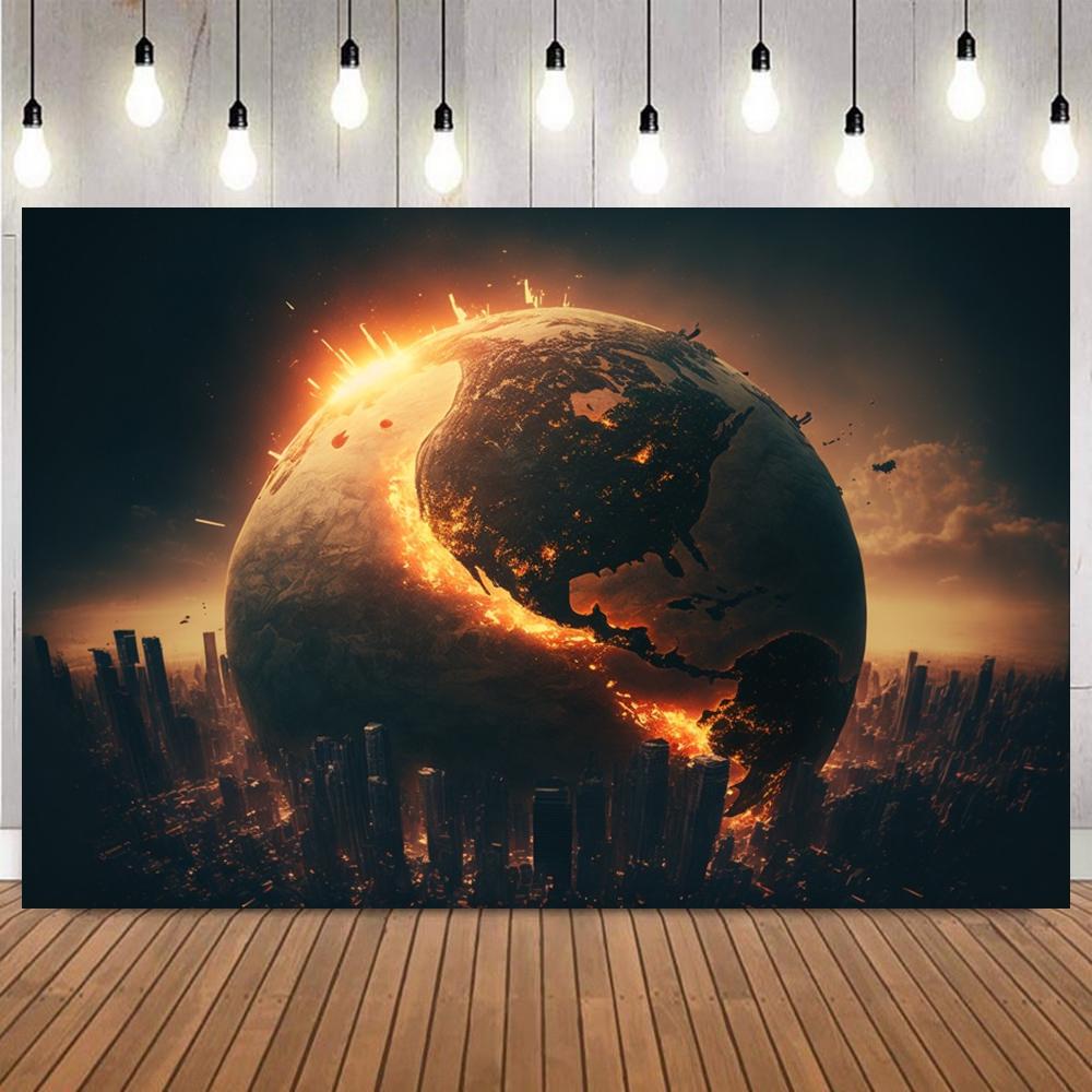 Universe Planet Series Backdrop Colorful Fantasy Space Scenery Photography Background For Birthday Party Portrait Studio 1Props11
