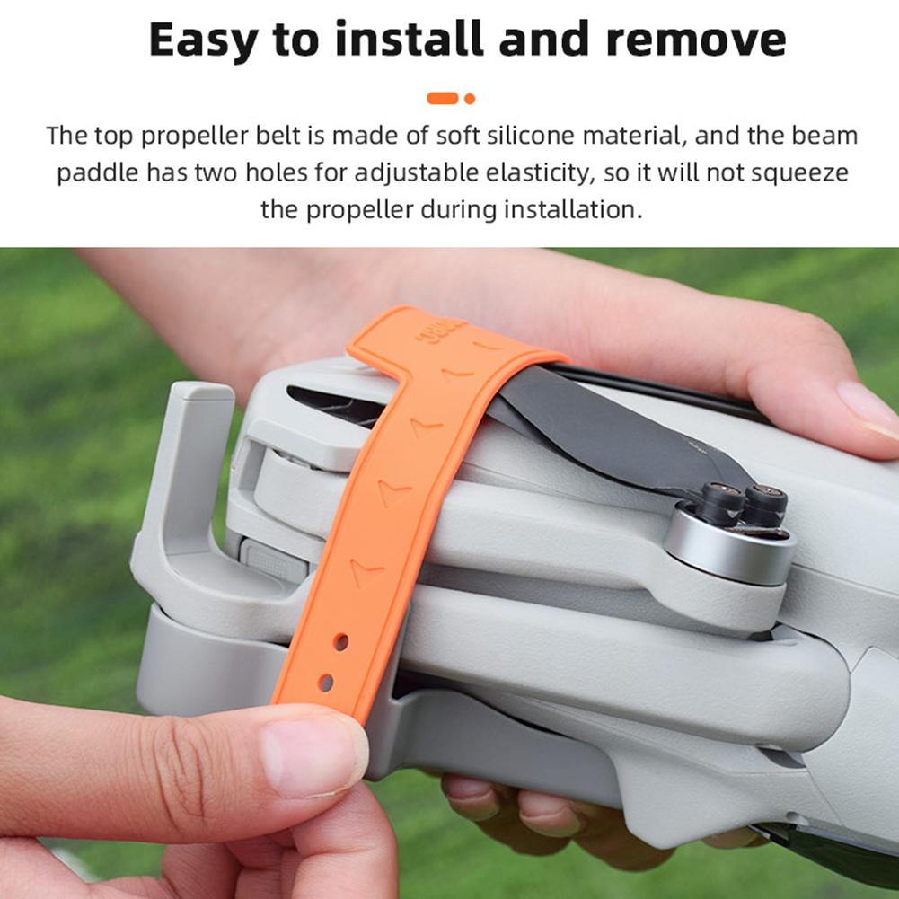 Propeller Protective Holder Portable Protective Prop Blades Strap Blade Fixed Guard Drone Accessories for DJI Mini 3/Mini 3 Pro