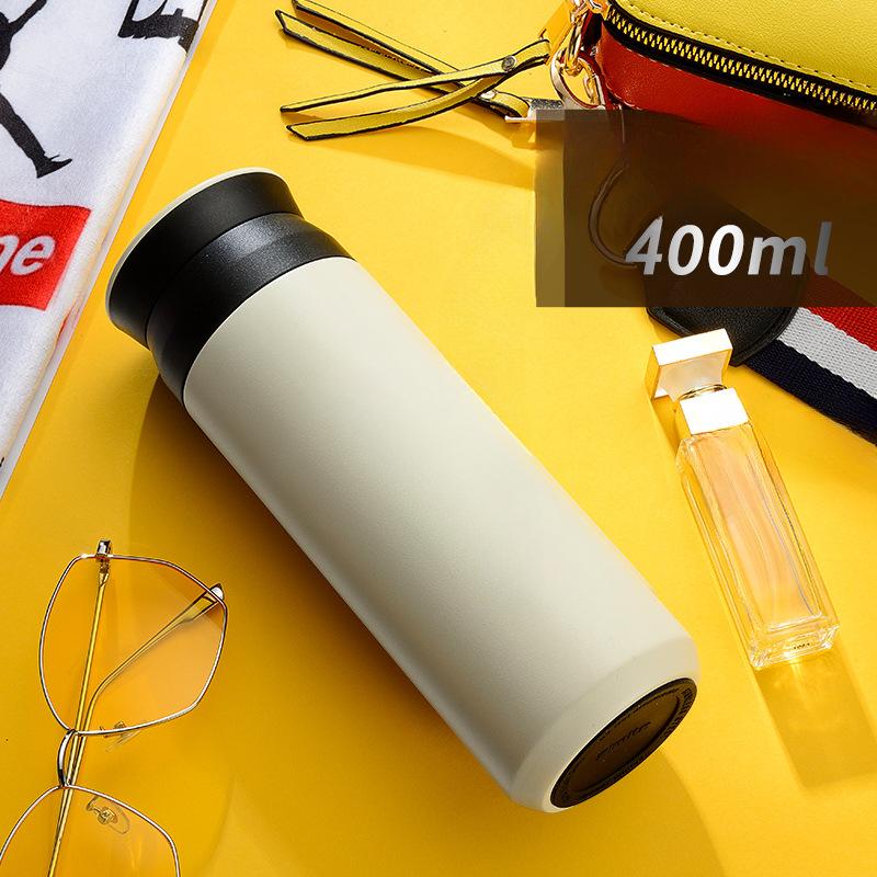 Мужская трендовая портативная чашка из нержавеющей стали, высококлассная студенческая чашка, женская автомобильная креативная кружка.