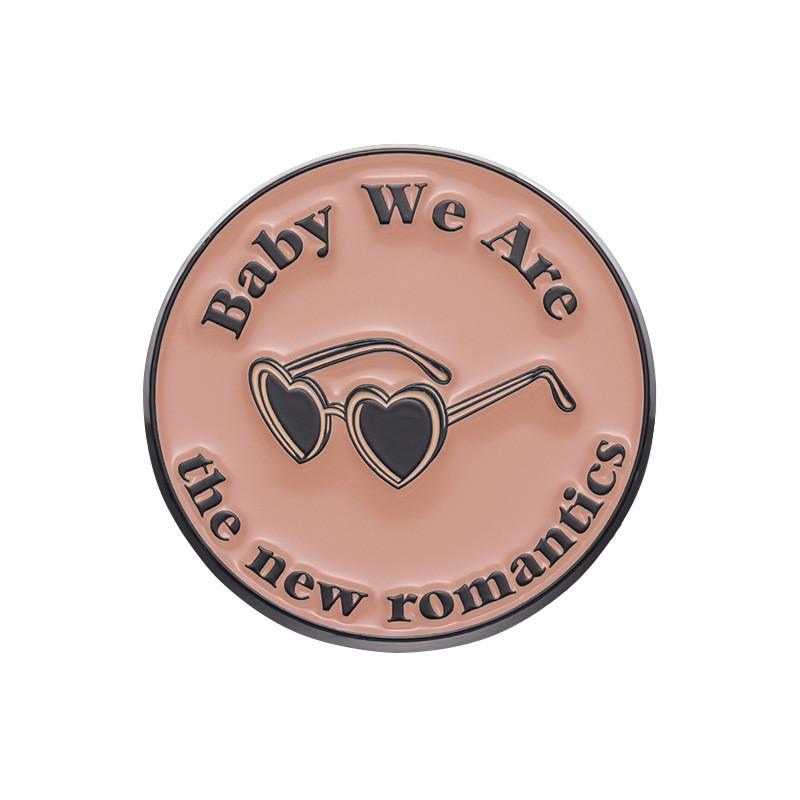 Уникальная стильная вдохновляющая брошь с буквой и геометрическим дизайном розы для модниц