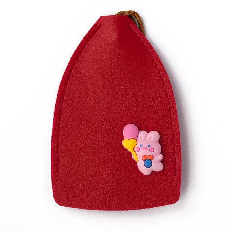 Милый креативный выдвижной чехол для ключей с изображением животных из мультфильма, чехол для ключей из искусственной кожи, большой емкости, органайзер для ключей