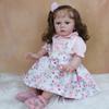 BZDOLL, 60 см, мягкая силиконовая кукла Reborn с 3D-краской для малышей, игрушка для девочек, как настоящая, 24 дюйма, длинные волосы, принцесса Тайра Бебе Бонека