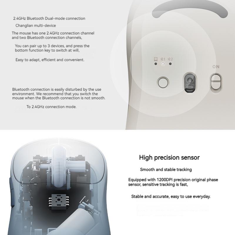 Xiaomi Беспроводная мышь 3 Bluetooth, 2,4 ГГц, двухрежимная мышь