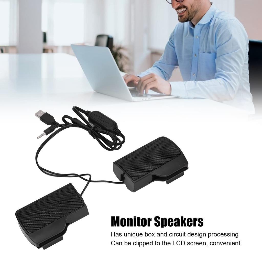 01 02 015 Wired convenient monitor speakers for TVs speakers,