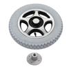 320mm Wheelchair Tire PU Inflatable Wheel Alloy Steel Hub Disabled Vehicle Rear Tyre 4 Hole