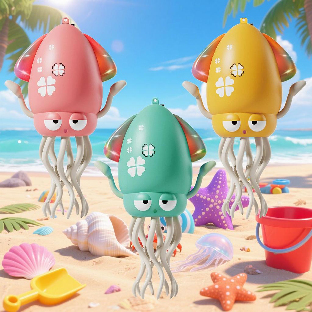 Dancing Octopus Squid Baby Moving Educational Toy with Music LED Automatic Obstacle Great Gift for Attracts Attention and Toy, Toy, & Lights,