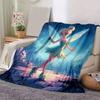 1pc Tinker Bell Printing Blanket - Soft, All-Season Throw for Office Blanket, Car, Travel