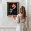 Кристальная Жемчужная Живопись 5D DIY Рамка Декорация Картина Мальчик и Цветок Домашняя Настенная Декорация Прозрачные Жемчужные Драгоценные Камни Картина Изображение Арт Поделки