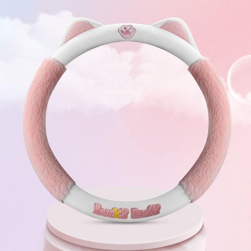 Cute Cat Steering Wheel Sleeve Steering Wheel Protector Cat Steering Wheel Cover Car Handle Cover