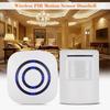 Wireless Motion Sensor Alarm Chime Motion Detector Alert with 2 Sensor And 1 Receiver Security Driveway Alarm Outdoor Doorbell System