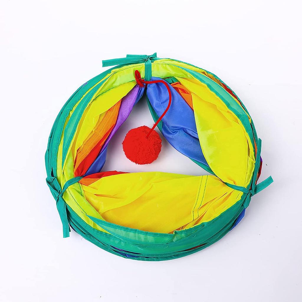 Long tunnel spring toy for cats FIGARO