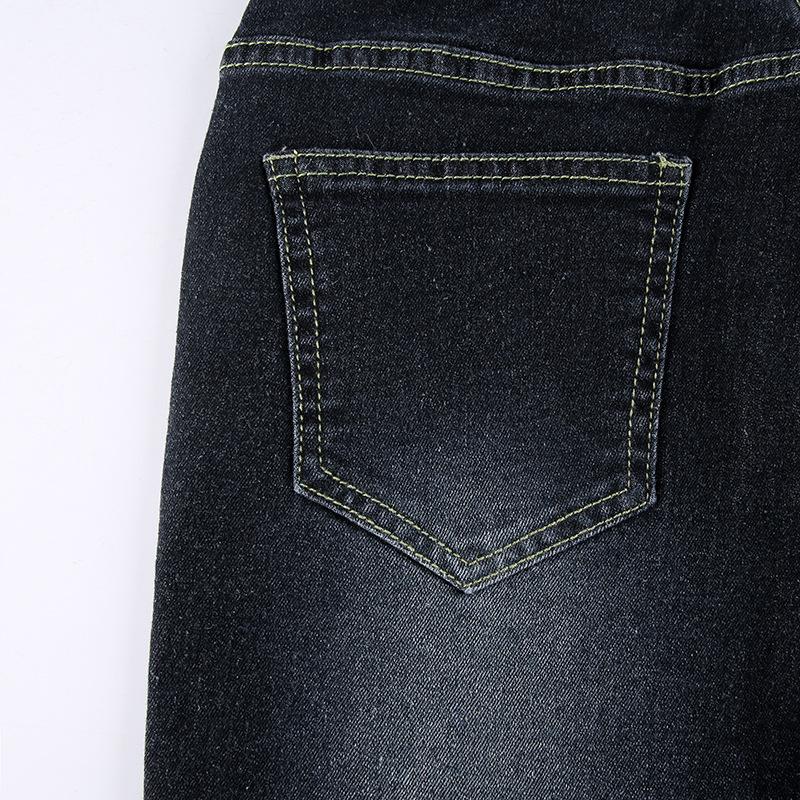 Женские брюки в стиле Spice Girl с заниженной талией, облегающие, слегка горячие джинсы