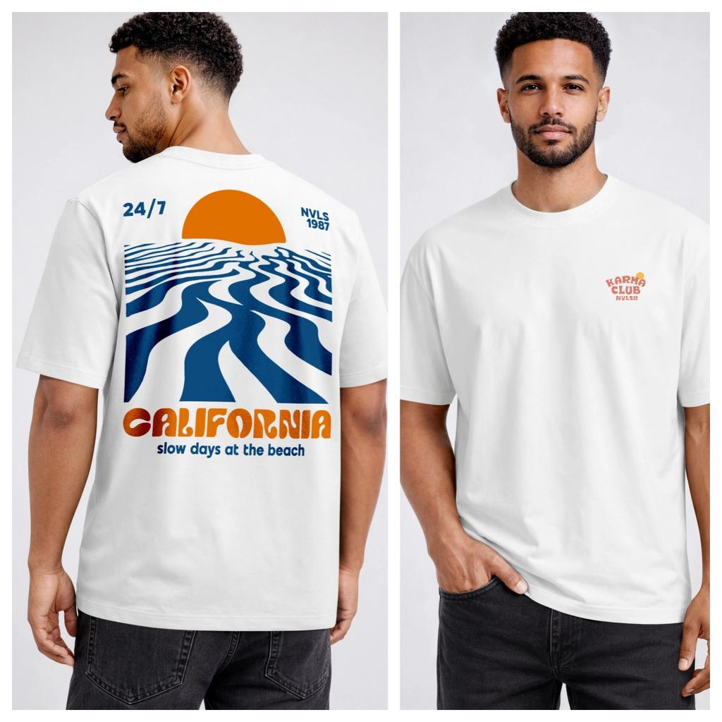 Palm Casual T-Shirt 100% Cotton Graphic Tee Men Women Summer Streetwear Top