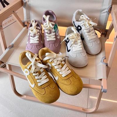 Женская обувь Dexun 2025 года, новинка, популярная обувь Forrest Gump на весну и осень, универсальные туфли для маленьких белых досок, легкая повседневная спортивная обувь