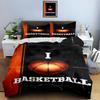 Basketball court design Bedding Duvet cover sets Duvet covers Pillowcases gifts (1 * Duvet Cover 2 * Pillowcases, without duvet insert)