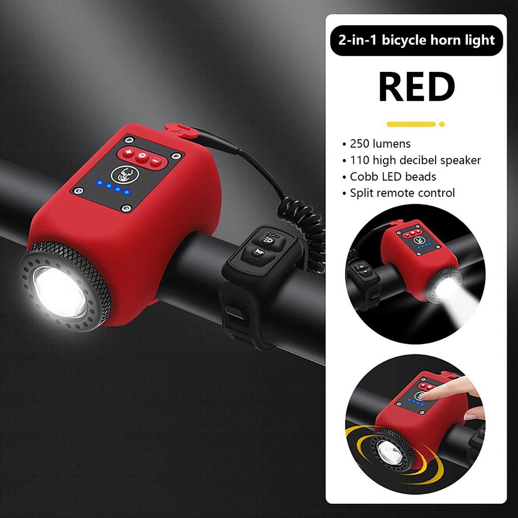Электронный гудок для горного велосипеда, 2024 модернизированный электрический ночной велосипедный фонарик, аксессуары