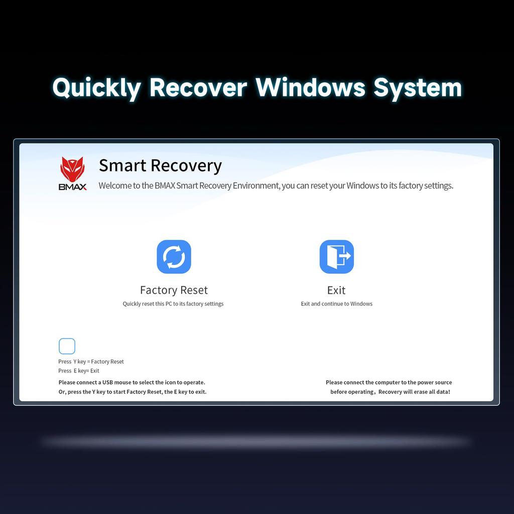 BMAX Mini PC Intel 24 ГБ 24 ГБ 1 ТБ NVMe SSD mini PC Max 14C20T Тихий Высокая скорость рассеивания тепла Маленький ПК Энергосбережение Богатый порт 4K 60 Гц 3 экрана