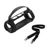 Speaker Silicone Cover Case Shockproof Impact Resistant Simple Installation Travel Carrying Case with Shoulder Strap for JBL Charge 5