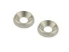 POSH FAITH Мотоциклетные принадлежности Шайба-розетка для болтов с плоской головкой M6 из нержавеющей стали 2 шт. 900106-S2