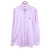 Сделано в Италии Рубашка с длинным рукавом на пуговицах 41 Светло-фиолетовый Мужская Б/у