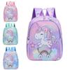 Cute And Playful Cartoon Unicorn Children's Backpack With Curved Straps