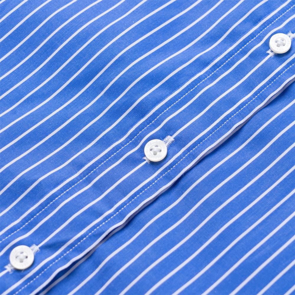 Polo Ralph Lauren Striped Print Single-Breasted Long Sleeve Shirt Women Shirts Blue WMLRSHTS6820248-400