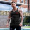 Muscleguys Спортивные майки для зала, фитнеса, бодибилдинга, без рукавов, мужские повседневные, облегающие, летние, дышащие, быстросохнущие, вязаные жилеты
