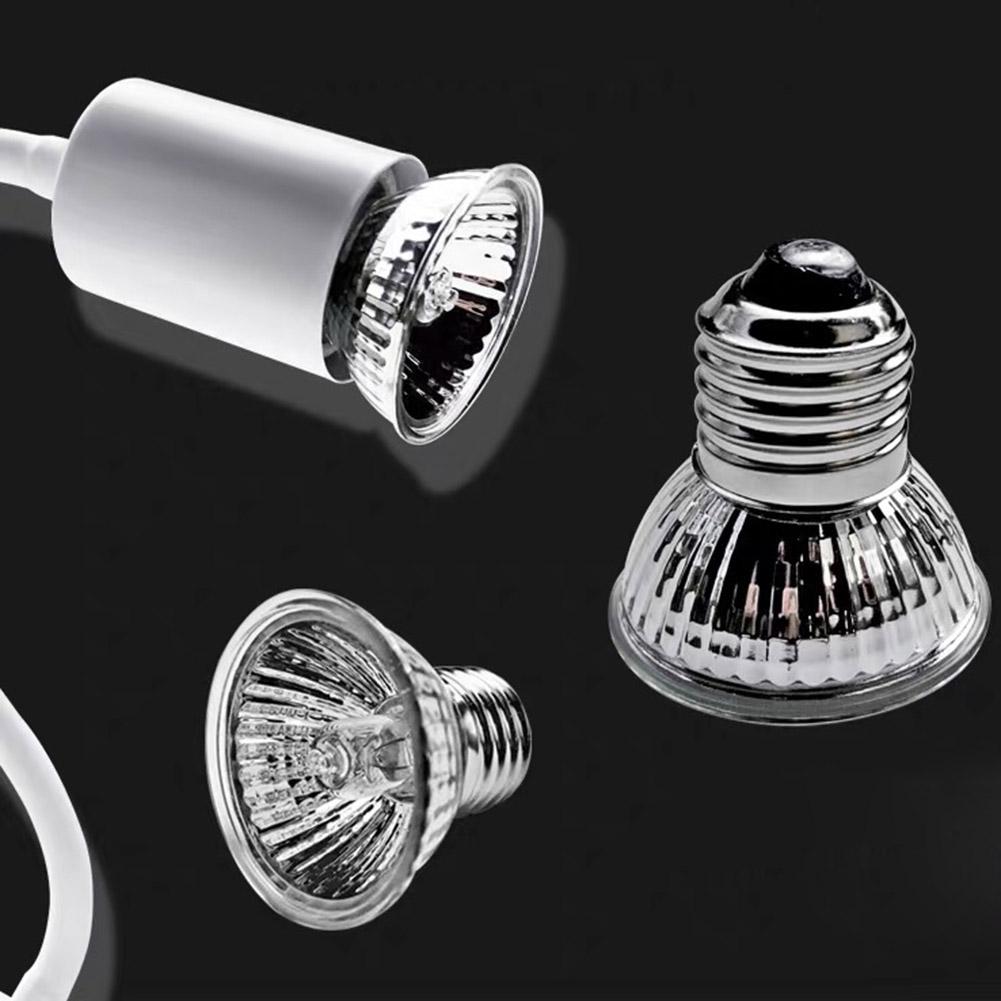 Лампа для рептилий Домашние животные Амфибии Ящерицы Тепловая лампа Черепаха Греющаяся УФ-лампа (25W)